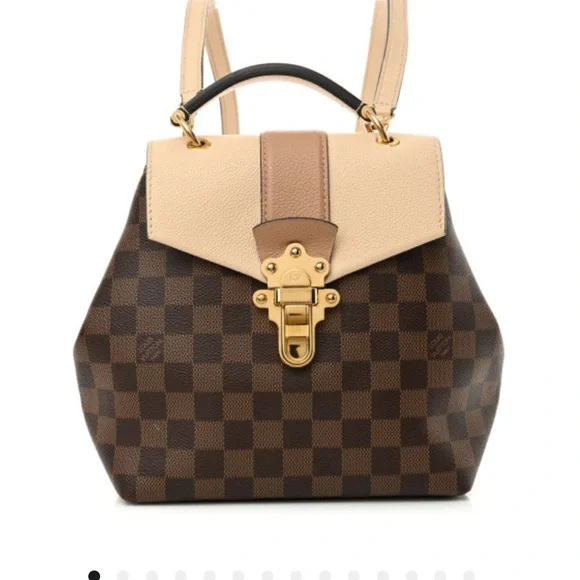 Louis Vuitton Checkered Backpack with Brown Accents Louis Vuitton Nigo Campus Backpack N40380– TC main image 4